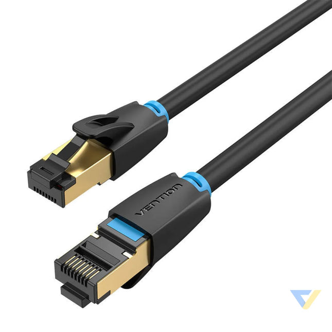 Network Cable CAT8 SFTP Vention IKABJ RJ45 Ethernet 40Gbps 5m Black Network cables