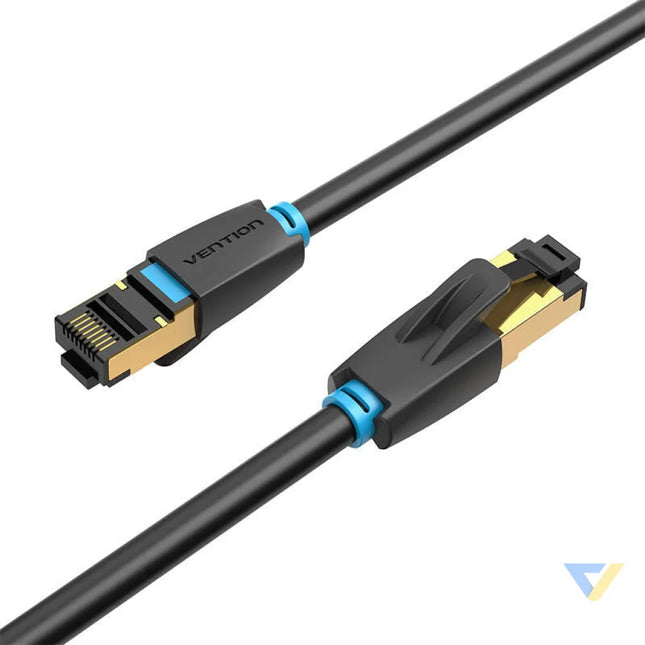Network Cable CAT8 SFTP Vention IKABK RJ45 Ethernet 40Gbps 8m Black Network cables