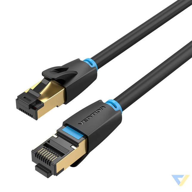 Network Cable CAT8 SFTP Vention IKABK RJ45 Ethernet 40Gbps 8m Black Network cables