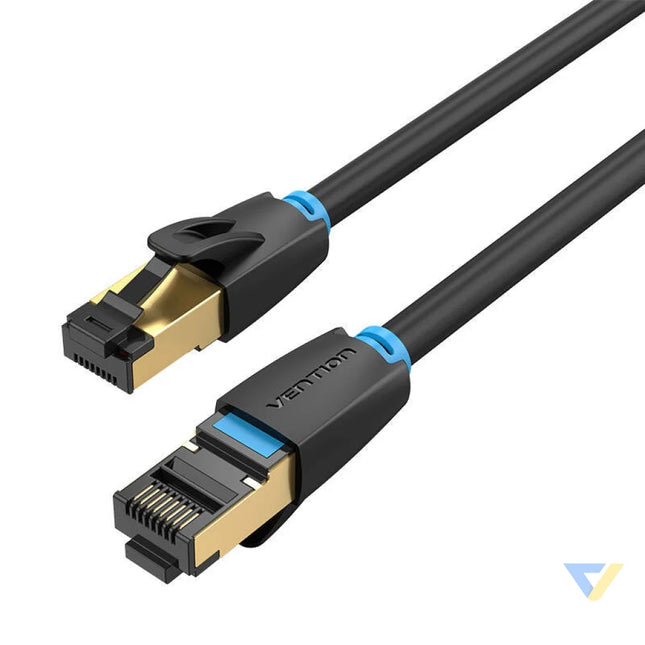 Network Cable CAT8 SFTP Vention IKABL RJ45 Ethernet 40Gbps 10m Black Network cables