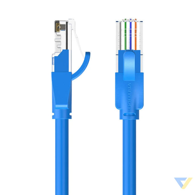 Network Cable UTP CAT6 Vention IBELG RJ45 Ethernet 1000Mbps 1.5m Blue Network cables