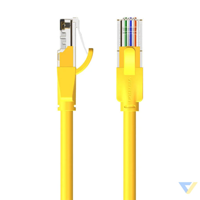 Network Cable UTP CAT6 Vention IBEYF RJ45 Ethernet 1000Mbps 1m Yellow Network cables