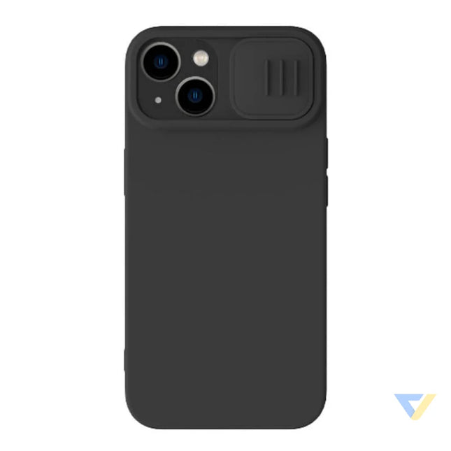 Nillkin CamShield Silky Silicone Case for iPhone 15 Plus (black) Protective cases for smartphones