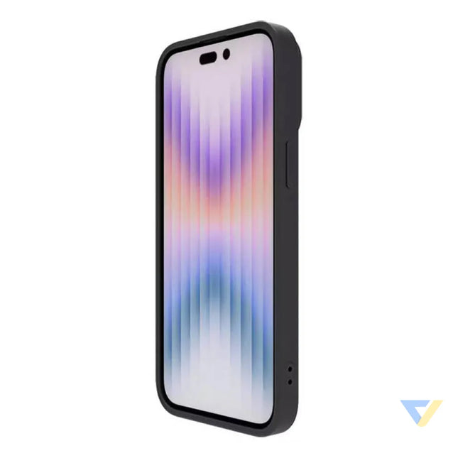 Nillkin CamShield Silky Silicone case for iPhone 15 Pro (classic black)) Protective cases for smartphones