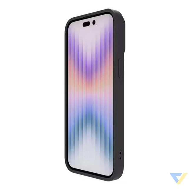 Nillkin CamShield Silky Silicone case for iPhone 15 Pro (classic black)) Protective cases for smartphones