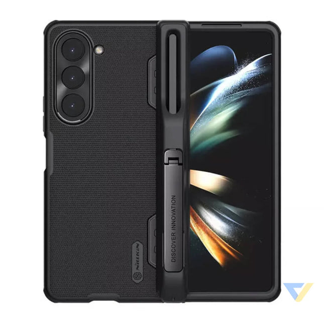 Nillkin Super Frosted Shield Fold Pen Case for Samsung Galaxy Z Fold 5 (black) Protective cases for smartphones