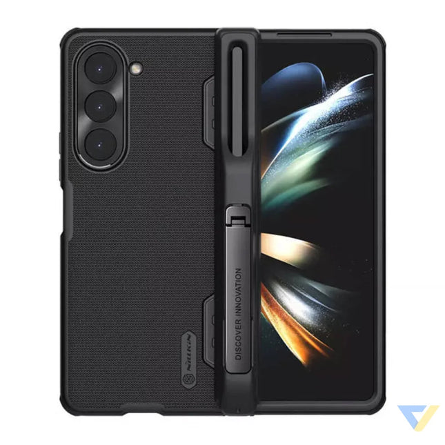 Nillkin Super Frosted Shield Fold Pen Case for Samsung Galaxy Z Fold 5 (black) Protective cases for smartphones
