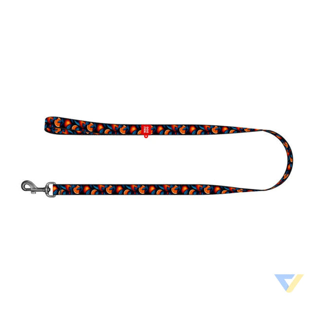 Nylon dog leash pattern ’’Oranges’’ length 122 cm Waudog Walking and transportation