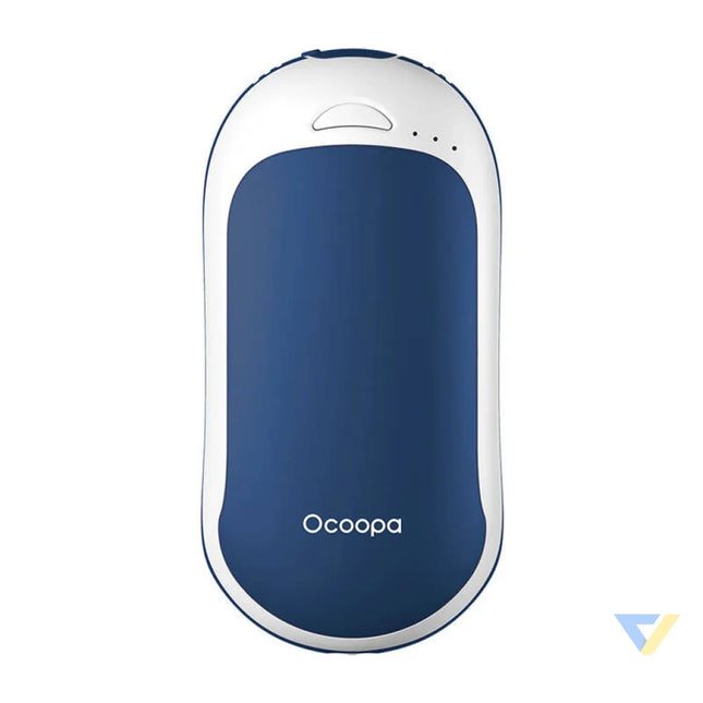 Ocoopa HotPal PD 5000 mAh hand warmer with powerbank function USB C white blue Hand warmers