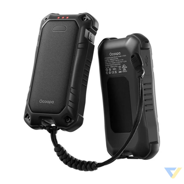 Ocoopa UT4 Extreme 2x5000 mAh hand warmer with powerbank function USB C black Hand warmers