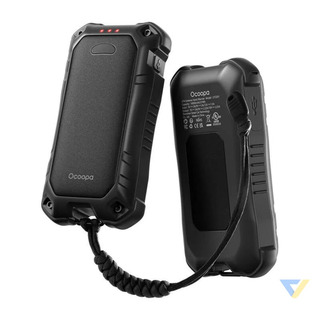 Ocoopa UT4 Extreme 2x5000 mAh hand warmer with powerbank function USB C black Hand warmers