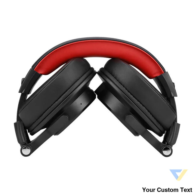 Oneodio Fusion A70 Wireless Headphones (Black and Red) Over ear