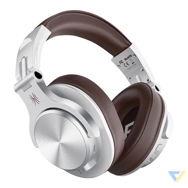 Oneodio Fusion A70 Wireless Headphones (Brown) Over ear