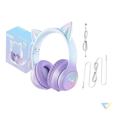 ONIKUMA B90 Gaming headset (Blue/Purple) Over ear