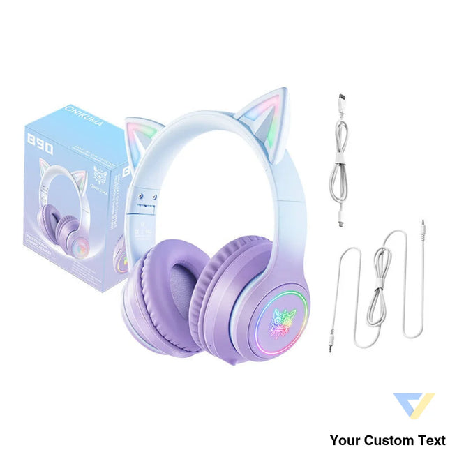 ONIKUMA B90 Gaming headset (Blue/Purple) Over ear