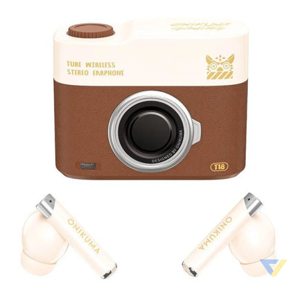 ONIKUMA Bluetooth In Ear Headphones T18 Brown TWS