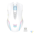 Onikuma CW905 White Wireless Gaming Mouse Wireless