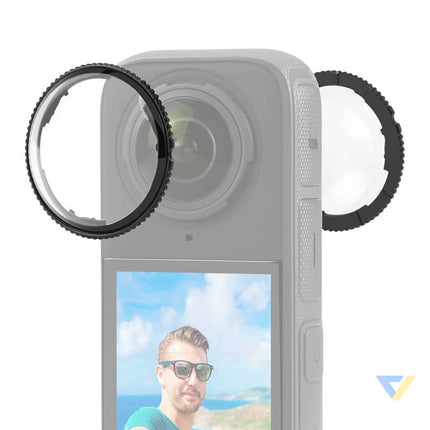 Optical glass lens cover PULUZ for Insta360 X4 For sports cameras