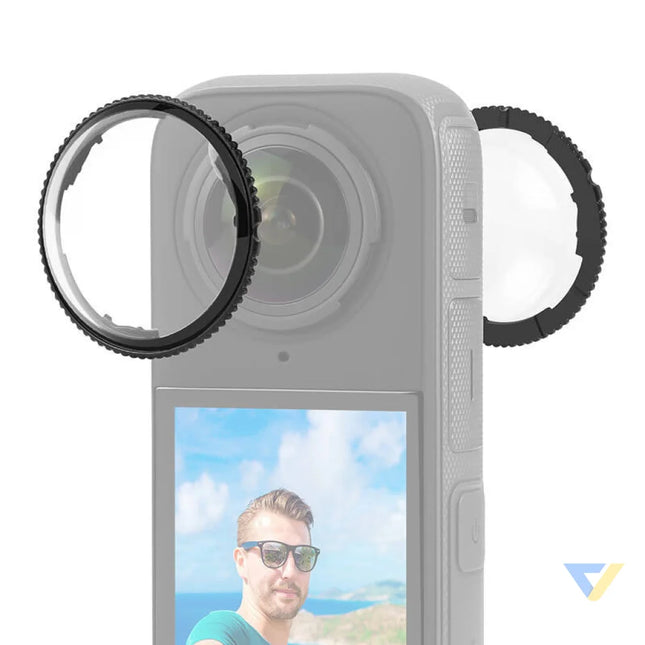 Optical glass lens cover PULUZ for Insta360 X4 For sports cameras