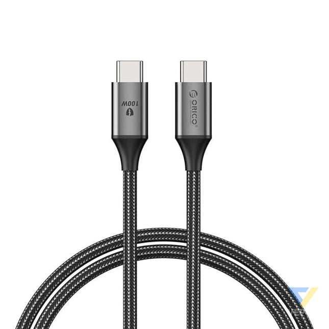 Orico 100W USB C to USB C charging cable (black) USB C to USB C