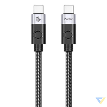 Orico 240W USB C to USB C charging cable 1.5 m (black) USB C to USB C