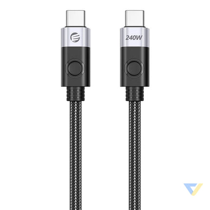 Orico 240W USB C to USB C charging cable 1.5 m (black) USB C to USB C