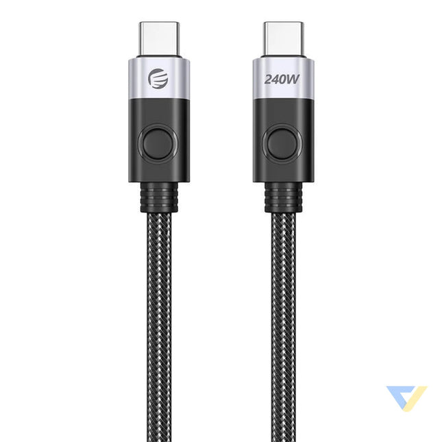 Orico 240W USB C to USB C charging cable 1.5 m (black) USB C to USB C