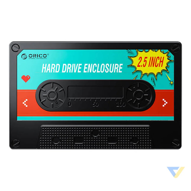 Orico 2580 HDD/SSD 2.5’’ drive enclosure 5Gbps USB A to USB Micro B (black) Drive enclosures