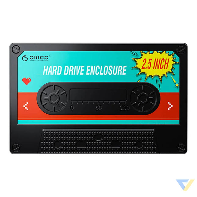 Orico 2580 HDD/SSD 2.5’’ drive enclosure 5Gbps USB A to USB Micro B (black) Drive enclosures