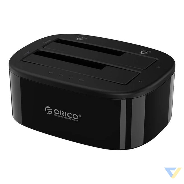 Orico docking station for 2.5’’ / 3.5’’ HDD / SSD 5Gbps USB C to USB C/A with cloning function (black) Docking stations
