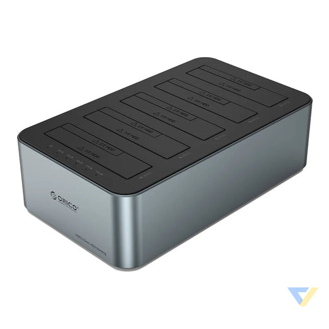 Orico docking station for 2.5’’ / 3.5’’ HDD / SSD 5Gbps USB C to USB C/A with cloning function (black) Docking stations
