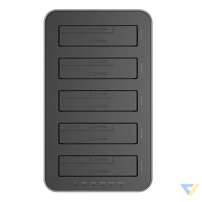 Orico docking station for 2.5’’ / 3.5’’ HDD / SSD 5Gbps USB C to USB C/A with cloning function (black) Docking stations