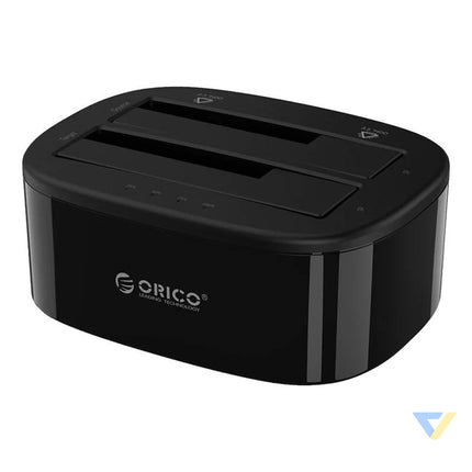 Orico docking station for 2.5’’ / 3.5’’ HDD / SSD 5Gbps USB C to USB C/A with cloning function (black) Docking stations