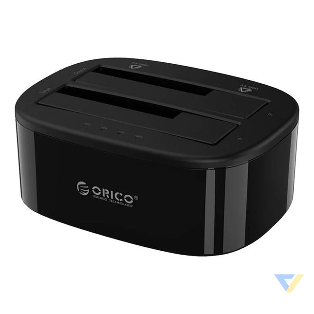Orico docking station for 2.5’’ / 3.5’’ HDD / SSD 5Gbps USB C to USB C/A with cloning function (black) Docking stations