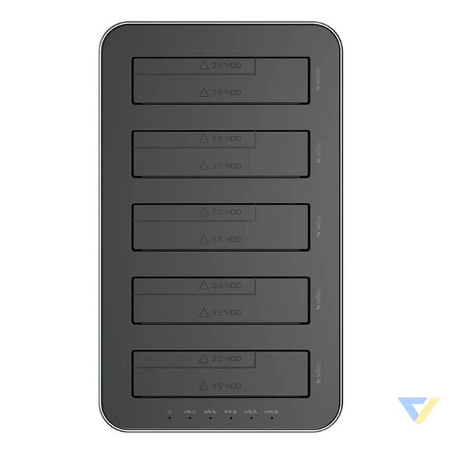 Orico docking station for 2.5’’ / 3.5’’ HDD / SSD 5Gbps USB C to USB C/A with cloning function (black) Docking stations