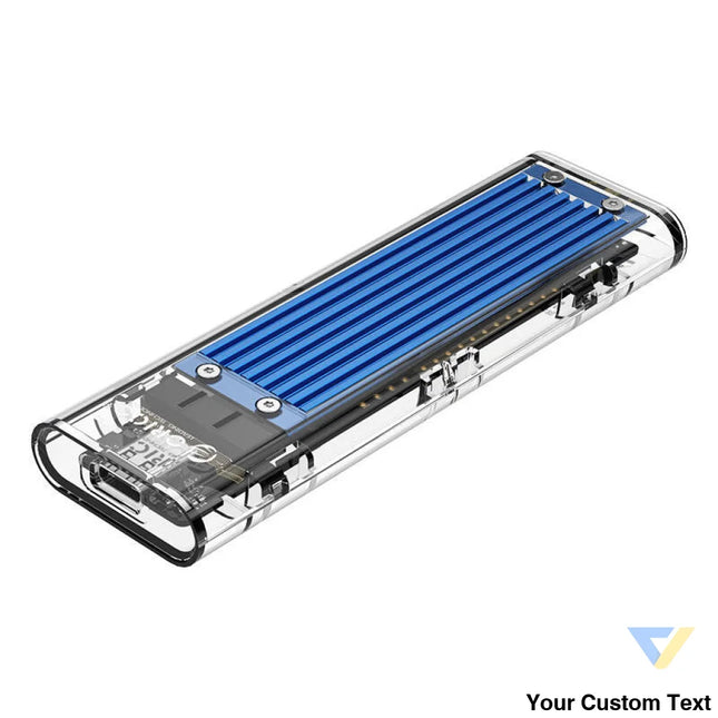 Orico Enclosure SSD M.2 NVME USB C 3.1 Gen.2 10Gbps (blue) Drive enclosures