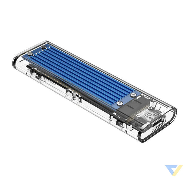 Orico Enclosure SSD M.2 NVME USB C 3.1 Gen.2 10Gbps (blue) Drive enclosures