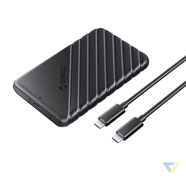 Orico HDD 2,5’’ enclosure USB C 3.1 Gen1 6Gbps Black Drive enclosures