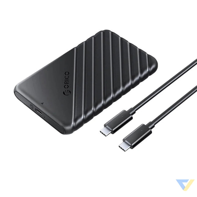 Orico HDD 2,5’’ enclosure USB C 3.1 Gen1 6Gbps Black Drive enclosures