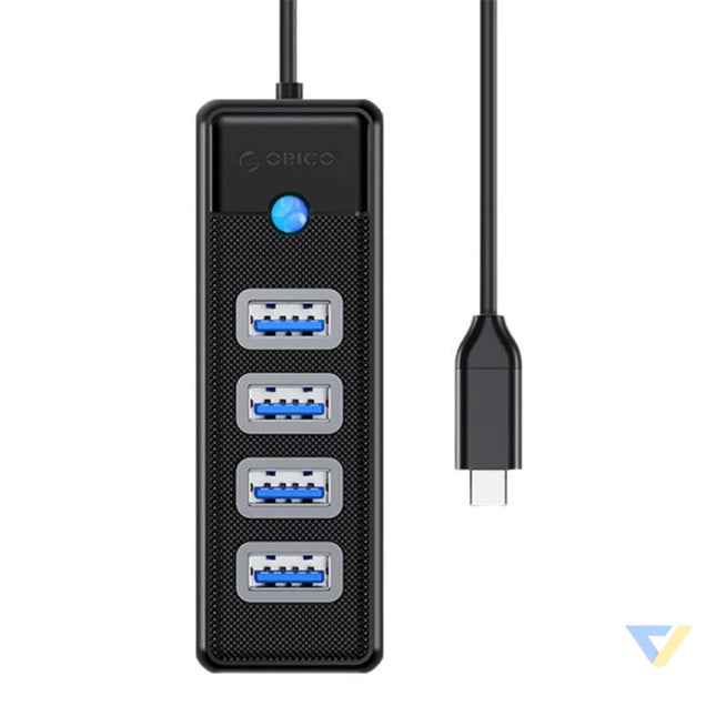 Orico HUB USB C to 4x USB 3.0 5Gbps 0,15m Black Hubs