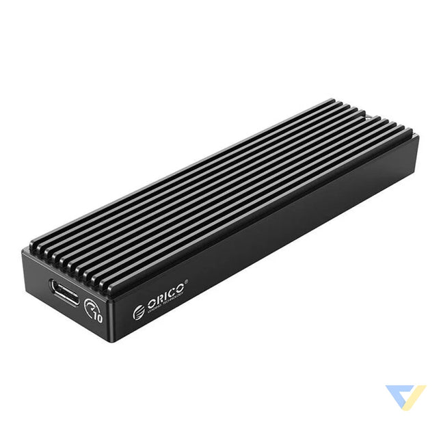 Orico NVME M.2 10gbps USB A to USB C + USB C to USB C drive enclosure (black) Drive enclosures