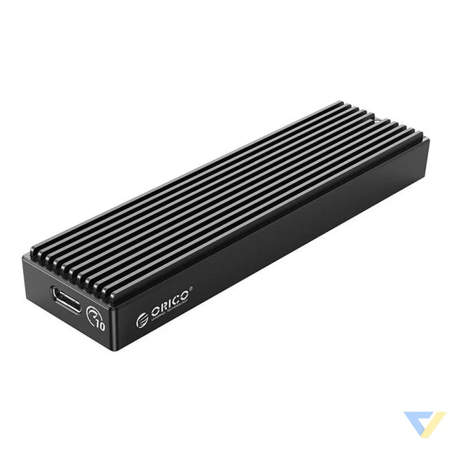 Orico NVME M.2 10gbps USB A to USB C + USB C to USB C drive enclosure (black) Drive enclosures