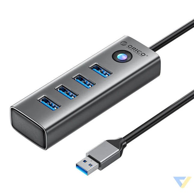 Orico PDD4U USB to 4x USB 3.0 Hub Adapter (gray) Hubs