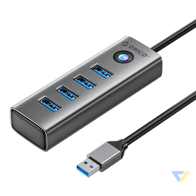 Orico PDD4U USB to 4x USB 3.0 Hub Adapter (gray) Hubs