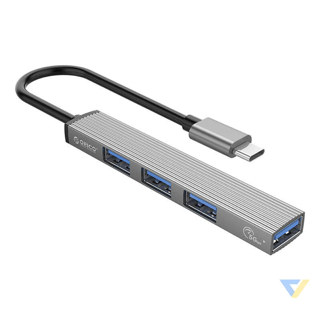 Orico USB C to USB 3.0 + 3x USB 2.0 Hub Adapter (gray) Hubs