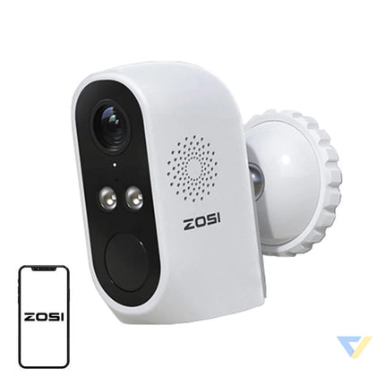 Outdoor IP camera with solar panel ZOSI C1Pro WiFi 3MP IP66 IP cameras