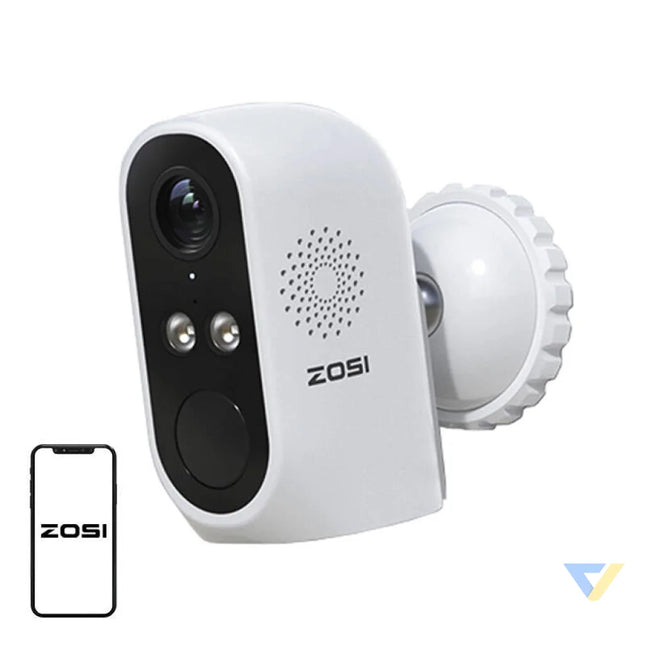 Outdoor IP camera with solar panel ZOSI C1Pro WiFi 3MP IP66 IP cameras