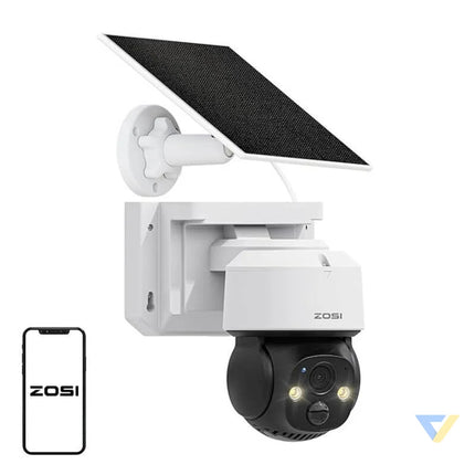 Outdoor IP camera with solar panel ZOSI C2914 WiFi 4MP IP66 IP cameras