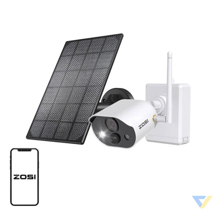 Outdoor IP camera with solar panel ZOSI C306Pro WiFi 3MP IP66 IP cameras