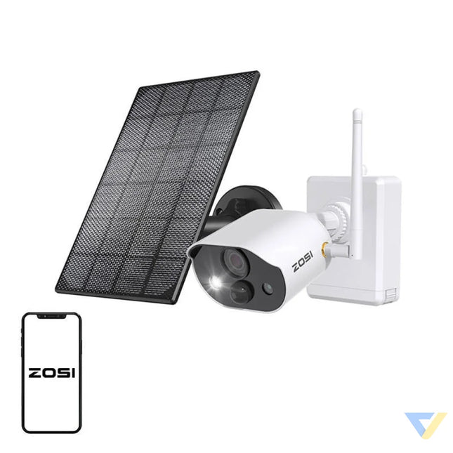 Outdoor IP camera with solar panel ZOSI C306Pro WiFi 3MP IP66 IP cameras
